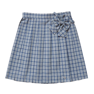 中牌制服馆 蕙岚JK制服格裙学院风百褶裙中长款裙半身裙校园风格