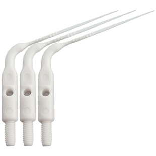 牙科塑料根管冲洗工作尖高分子荡洗针通用卡瓦气动内螺旋洁牙机