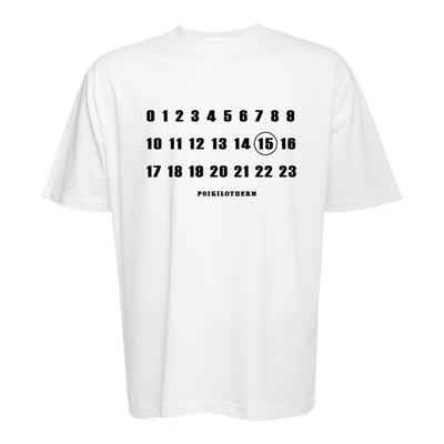 PLTH植绒印花落肩短袖