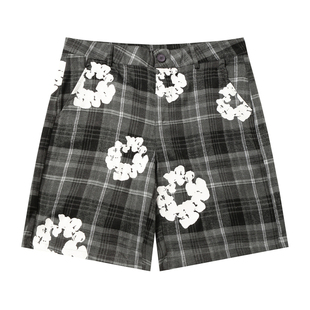 FOG高街DENIM TEARS木棉花格子短裤青年美潮流行青少年男女休闲裤