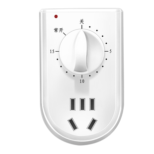 60分钟机械式倒计时定时开关厨房定时器水泵控制开关自动断电220v