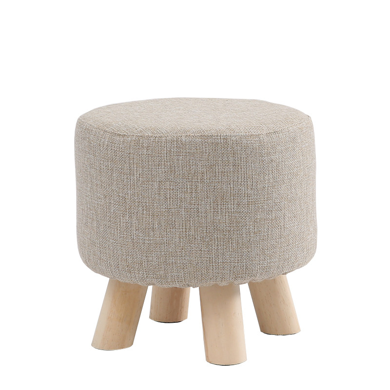 矮凳客厅茶几凳实木坐凳儿童家用换鞋凳沙发凳布艺墩子小板凳园凳