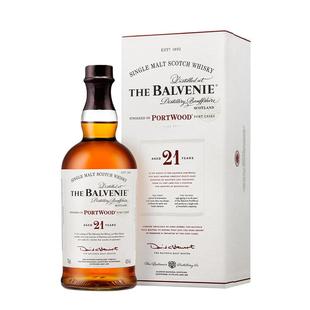 【自营】Balvenie百富21年波特桶单一麦芽苏格兰威士忌700ml洋酒