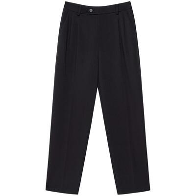 BLUE ERDOS 春季气质简约通勤中高腰小脚西装裤B255F4006