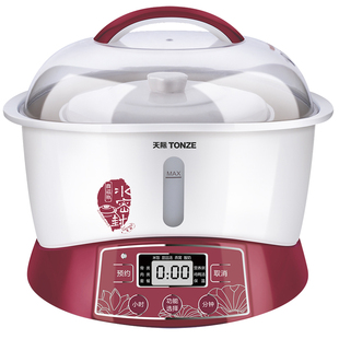 天际隔水炖盅大容量电炖锅陶瓷煲汤电砂家用全自动4人5-6一锅四胆