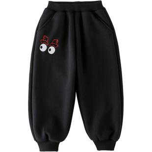 棉花堂宝宝裤子加绒新年男童拜年服冬装童装儿童过年衣服女童裤子