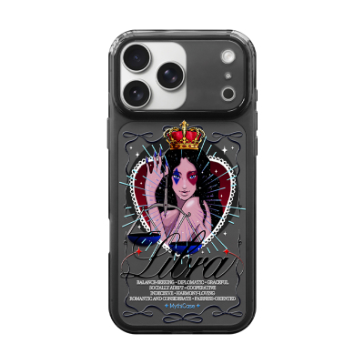 MythiCase by RICHBLACK 天秤座mc174 星座系列透黑磁吸手机壳 适用于iPhone17/17Pro/17ProMax