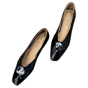 BANFANG女鞋|3CM复古高级中跟浅口单鞋舒适感与百搭性兼顾