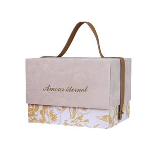 礼物盒伴娘伴手礼盒子结婚高级喜糖盒生日礼物手提礼品包装盒空盒