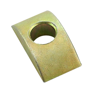 M8半月型螺母半月垫半圆垫大班台四合一连接件合金月牙垫