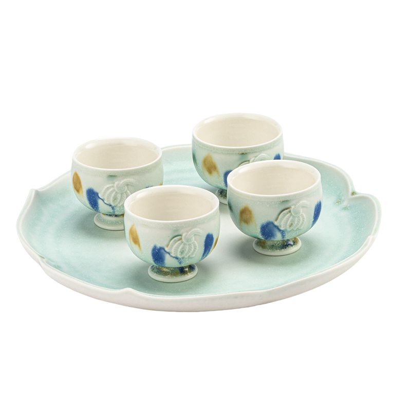 陕西历史博物馆五代莲香成套茶具