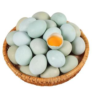 乌鸡蛋正宗农家散养绿皮柴山鸡蛋30枚整箱批发草笨绿壳土鸡蛋新鲜