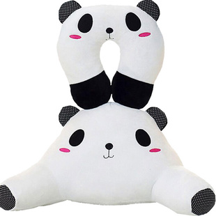 床头抱枕靠垫办公室护腰靠枕腰垫 椅子靠背垫U型枕护颈腰靠汽车