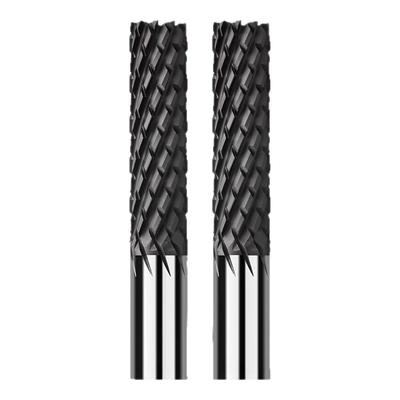 金刚石涂层玉米钨钢铣刀碳纤维PCD专用切割复合材料航天航空铣刀