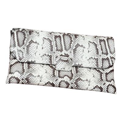 丝芙伦爆裂纹牛皮大容量手拿包女