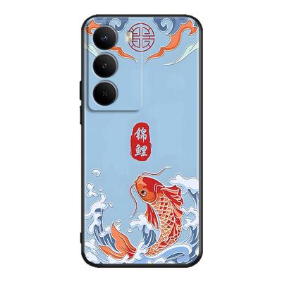 秋昊适用于realmev70s手机壳rmx3948保护套realmev70新款防摔rmx3946文艺气质realmev60pro江南风rmx3953气质