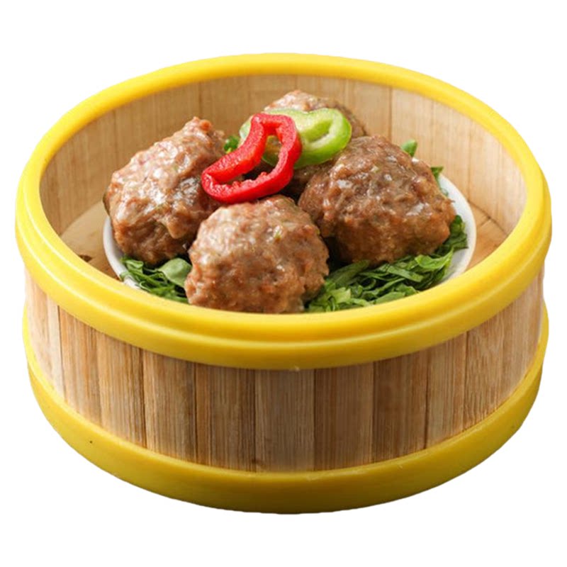 港式点心广东早茶爽滑陈皮牛肉球
