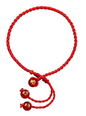 普陀山2026马年红绳手链红色编织手绳本命年鼠牛兔太岁男女护身符