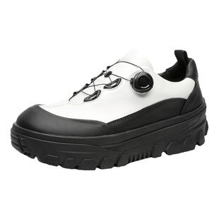 鞋子男鞋冬季运动休闲潮鞋2025新款潮牌高级感徒步鞋户外厚底板鞋