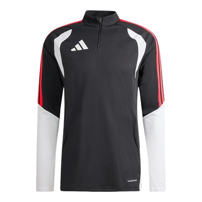 Adidas/阿迪达斯正品2025男士训练立领拼接足球修身上衣KA7560