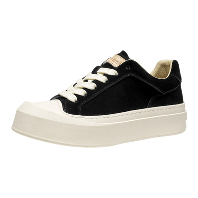 枫叶板鞋复古潮流板鞋厚底增高