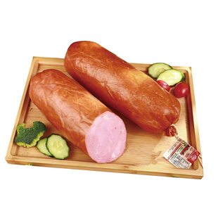 天津国顺里脊熏火腿约1450g/根猪里脊肉超大根三斤即食火腿特产