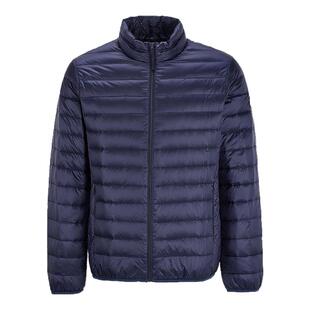 雪中飞2025秋冬新款韩版基础轻薄羽绒服男士休闲短款大码立领保暖