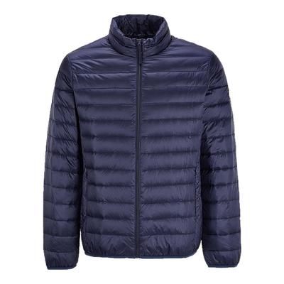 雪中飞立领休闲男士轻薄羽绒服