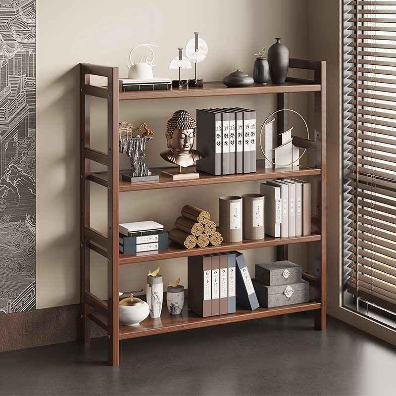 多层厨房置物架简易家用落地陈列多功能杂志书架架子收纳展示架