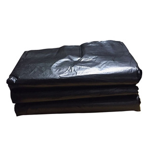 平口式垃圾袋特加厚酒店物业户外环卫特大号塑料袋办公手提清洁袋