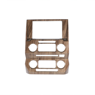 适用于新款福特猛禽f150改装木纹内饰中控台方向盘排挡装饰贴配件