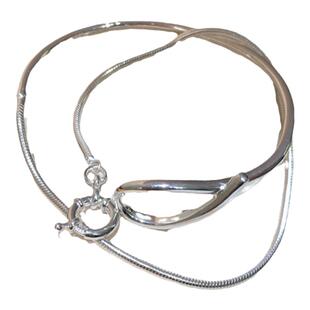 蛇骨绳扣手链打结双层极简冷淡风银小众设计高级感轻奢饰品巴洛克