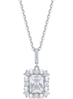 周六福S925银项链送女友生日礼物