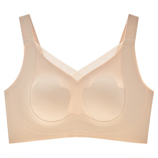 HR赫莲娜「小花托」大胸显小文胸提拉收副乳文胸防下垂粉底液内衣
