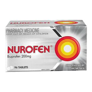 澳大利亚直邮Nurofen 布洛芬疼痛缓释圆片200mg 96片/盒