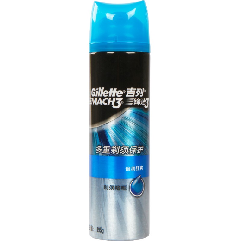 Gillette/吉列锋速3剃须啫喱男士剃须泡沫刮胡泡195g