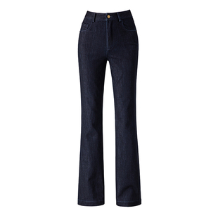 曼依拉王炸长腿神裤四面弹微喇裤女显瘦牛仔裤2025秋季新款喇叭裤