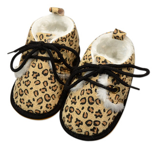 婴儿棉鞋0-1岁新生婴儿鞋冬男女8个月6宝宝鞋子加绒软胶底学步秋9