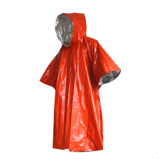 户外应急保温雨衣保温毯野外生存装备救生防寒急救毯锡纸防失温毯