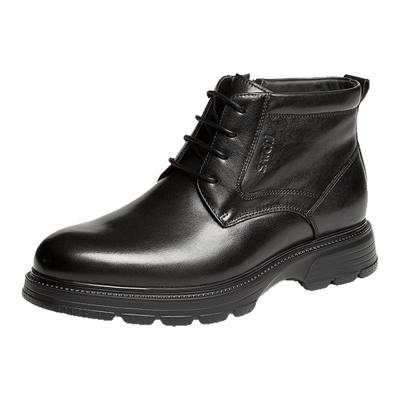 沙驰2025冬季新款男士真皮皮靴