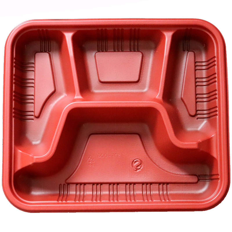 一次性餐盒饭餐合3格快餐盒便当饭盒三4四格外卖打包盒长方形塑料多图0