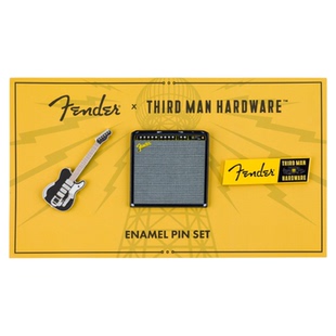 Fender纷达 x Third Man Hardware Jack White联名款翻领徽章套装