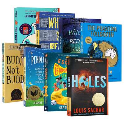 英文原版纽伯瑞经典8本套装