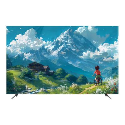 电视机装饰防尘罩5565/75/85寸蓝天白云盖布自然风景挡灰绒布盖巾