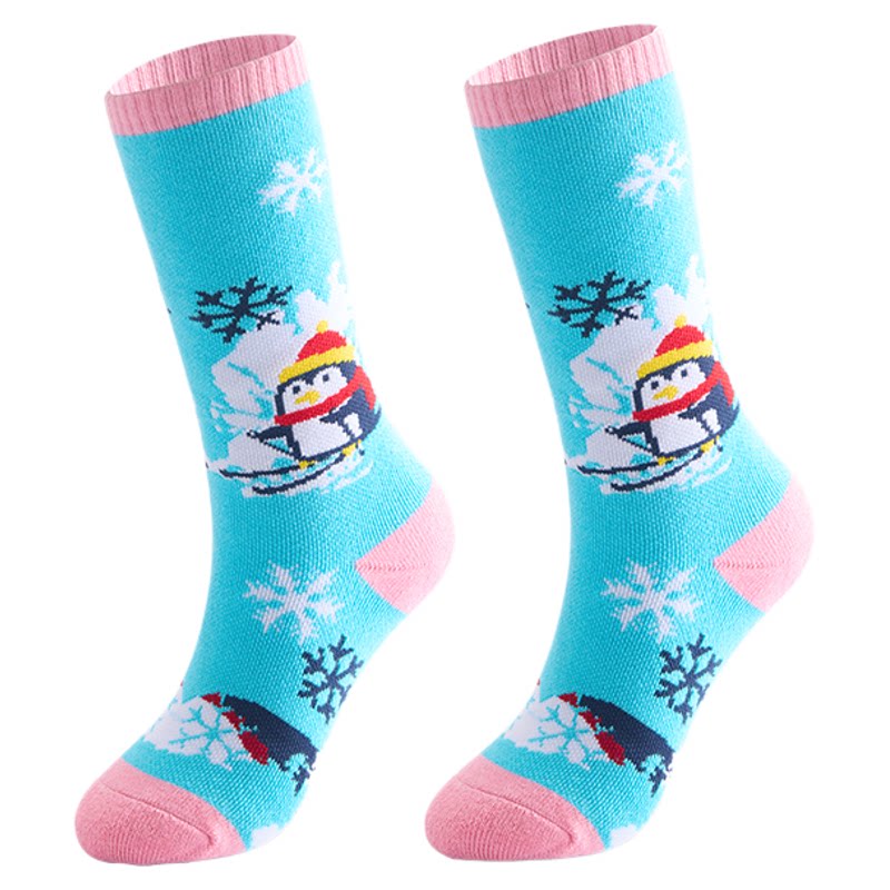 加厚保暖专业儿童滑雪袜