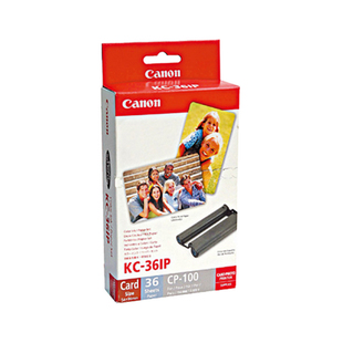 【自营】佳能/canon KC-36 IP（3寸36张相纸 含色带）原装照片纸 CP1500/CP1300/CP1200相纸色带墨盒 相片纸