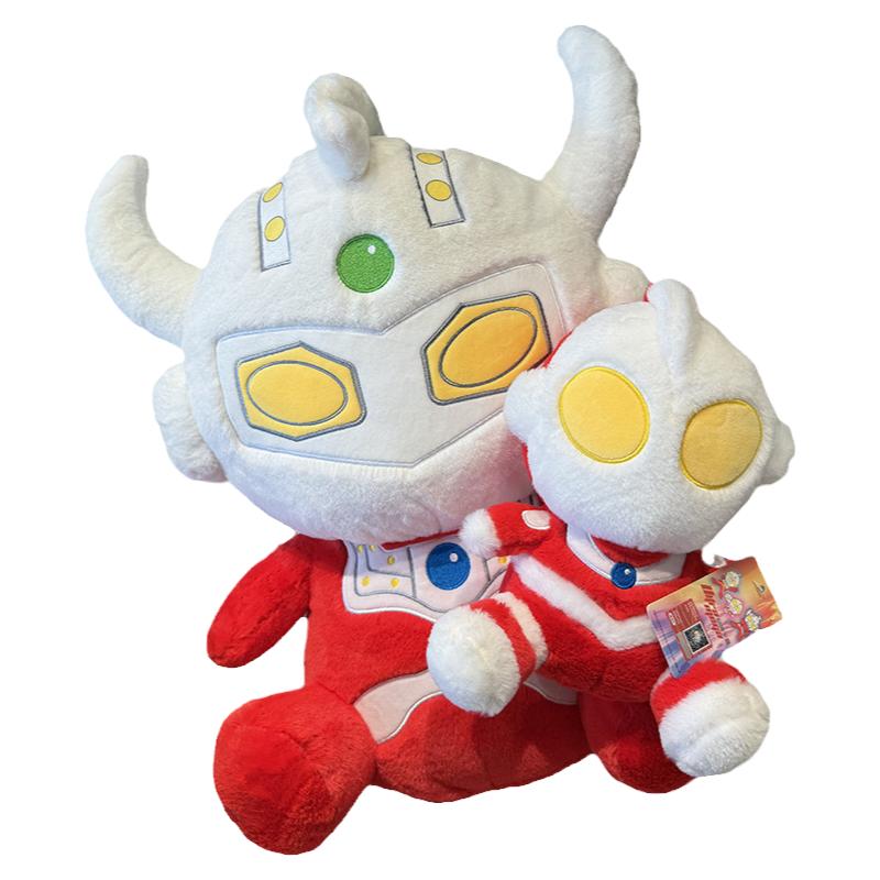 正版初代奥特曼公仔泰罗毛绒玩具玩偶安抚娃娃抱枕男女孩生日礼物