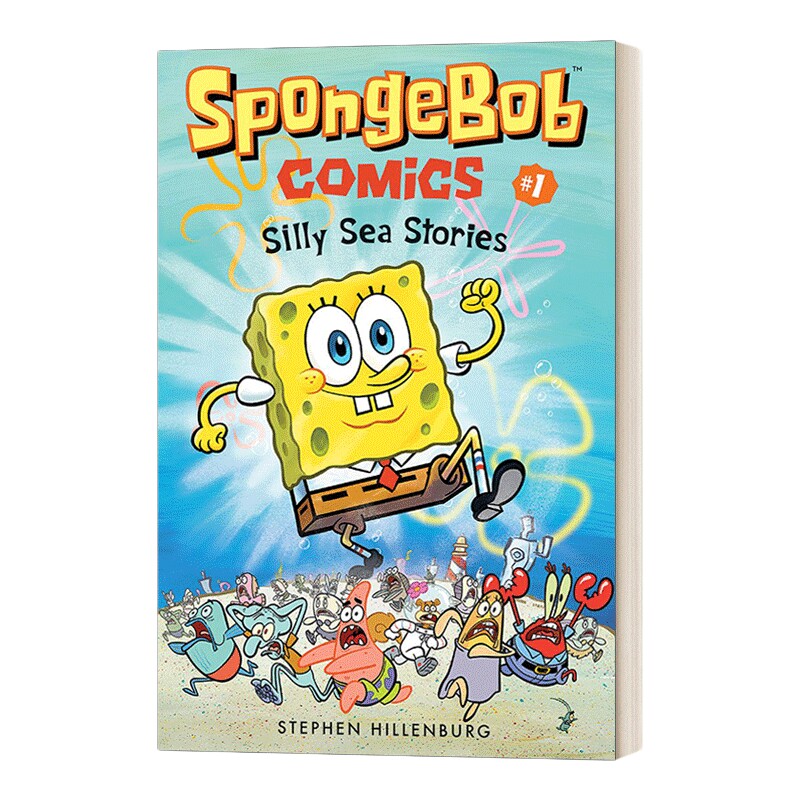 英文原版 Spongebob Comics Book 1 Silly Sea Stories 海绵宝宝1 英文版 进口英语原版书籍儿童外文书