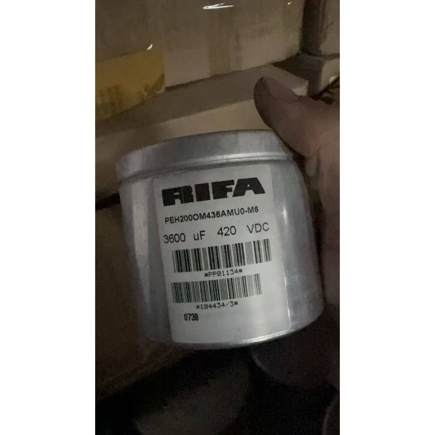 【议价-可维修】欧洲力发水声3600UF420V滤波电容 带纸 /二手均