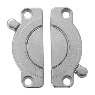 桌面连接件餐桌子延长固定器360度旋转卡扣木板拼接链接五金配件